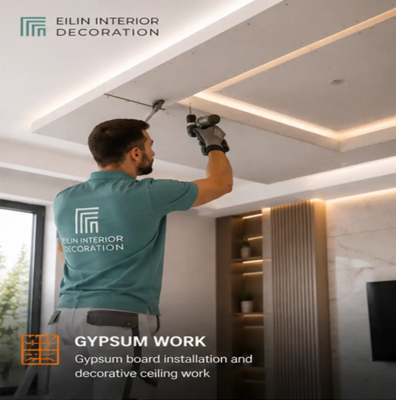 False Ceiling (Gypsum Board)